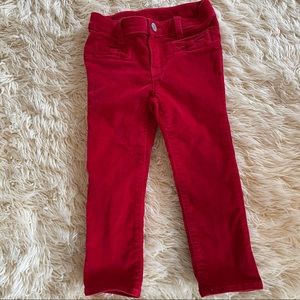 Gap Kids Red Velvet Girls Jeans